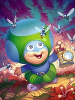 Раскраска объемная "Мальчик с фонариком" (Цветы и магия)