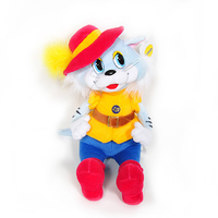 Игрушка мягкая Кот в шляпе (муз.) 27 см