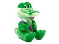 Игрушка мягкая Крокодил с зубной щёткой (муз.) 22 см