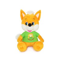 Игрушка мягкая Лисёнок Лёлик в футболочке (муз.) 22 см