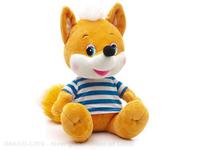 Игрушка мягкая Лисенок Лелик морячок (муз.) 22 см