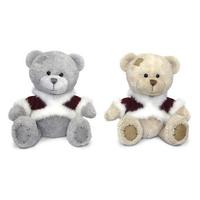 Игрушка мягкая Медведь Берни в бордовой курточке 18 см