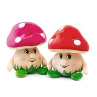 Игрушка мягкая Мухомор (муз.) 23 см