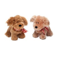 Игрушка мягкая Собачка лохматая (муз.) 21 см