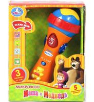 Микрофон "Играем вместе" "МАША И МЕДВЕДЬ"