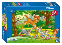 Пазл детский DISNEY 260 элементов  "Бемби"(наперегонки)