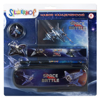 Детский канцелярский набор "Space battle" (6 предм.)