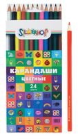 Карандаши цветные "Emotions" (24 цв.)