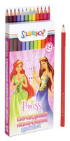 Карандаши цветные "Princess", акварельные (24 цв.)