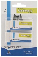 Ластик "Optima L" из синтетич. каучука (2 штук)