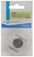 Ластик из синтетич. каучука  "Silwertouch" (круглый, с пластиковой вставкой, в упаковке)