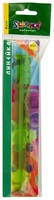 Линейка "Colorful", 20 см (с фигурным держателем)