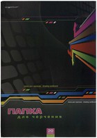 Папка для черчения (20 л., А3, 180 г/м2, чертеж.бумага)