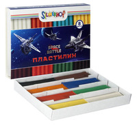 Пластилин "Space battle" (8 цв., 160 г)