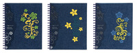 Тетрадь общая "Jeans flowers" (100 л., кл., 3 вида)