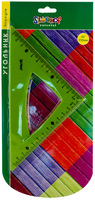 Угольник "Colorful" (45°/13 см, гнущийся)
