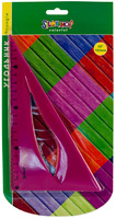 Угольник "Colorful" (60°/18 см, гнущийся)