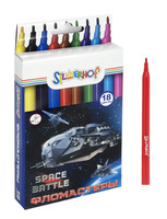 Фломастеры "Space battle" (18 цв.)