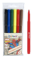 Фломастеры "Marvel comics" (6 цв., в ПВХ упаковке)