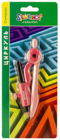 Циркуль школьный "Colorful" ("козья ножка", безопасная игла)
