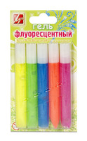 Гель с блестками "Флуоресцентный"  (5 цв.)