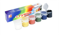 Гуашь "Классика" (6 цв., 20 мл, в блок-таре)