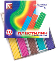 Пластилин "Классика" (10 цв., 200 г)