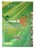Картон цветной "Набор детский№39" (50 цв./30 л., двусторонний)