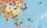 Карта политическая для детей "Страны. Народы"
