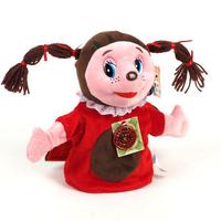 Игрушка мягкая на руку "Мульти-пульти" Божья коровка Мила (м/ф Лунтик и его друзья) 25 см