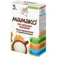 Мамако каша кукурузная с пребиотиками на козьем молоке с 5-ти месяцев (200 г)