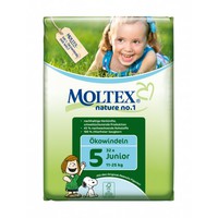 Детские подгузники Moltex nature no.1 5 "Junior" 11-25 кг (32 штук)