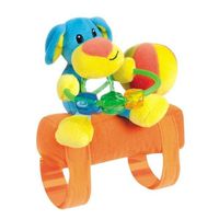 Игрушка мягкая на коляску в ассорт. (коровка\песик с мячом)