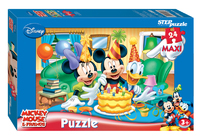Макси пазл DISNEY 24 элемента "Микки Маус"
