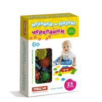 Дет. Дет. мозайка-пазлы «Черепашки» (25 штук), Стеллар