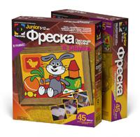Набор фреска "Мой зайка" - изготовление картин из песка