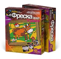 Набор фреска "На лугу" - изготовление картин из песка