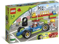 Конструктор детский Duplo (Дупло) "Быстрый Пит-стоп" 6143