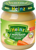 Пюре Овощи с форелькой 120 гр.
