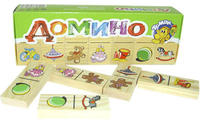 Домино деревянное "Игрушки"