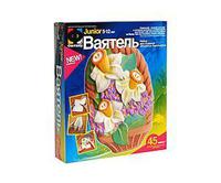 Поделка из гипса "Воятель" Корзина с нарциссами
