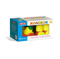 Детский Конструктор детский Колобок 10 дет.. коробка