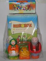 Набор детскийПВХ игрушек "Колобок" (с игровым полем)