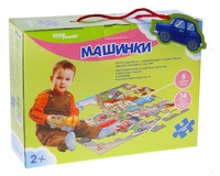 Напольный пазл 34 элемента "Машинки"
