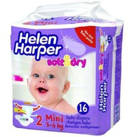 Детские подгузники Soft Dry mini (3-6 кг)-16 шт