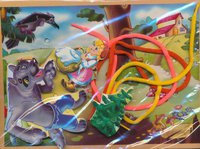 Дет. настольная игра "Красная шапочка" (сказка-шнуровка)