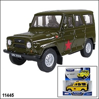 Дет. коллекционная машинка УАЗ-31514 "Армейская"