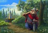 Раскраска объемная "Медведь с дубиной" (Хранители леса)