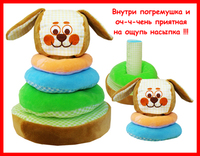 Дет. игрушка «Детская пирамидка Собачка»