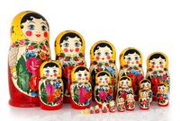 Матрешка  "Россияночка" (10 кукол)